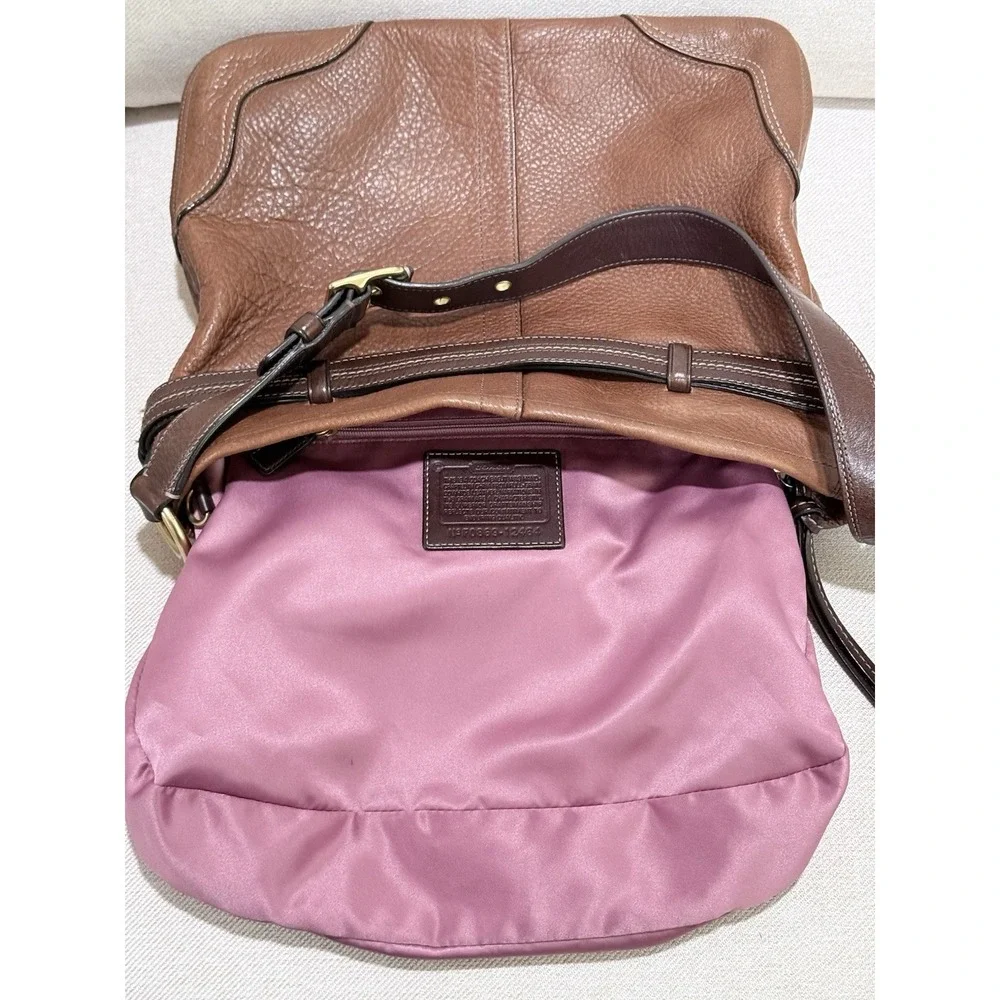 COACH Vintage Hampton‎ Horsebit Burnished Leather Ergo Bag